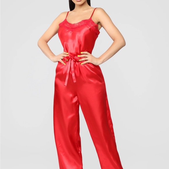 Sexy Red PJ set - Picture 2 of 2